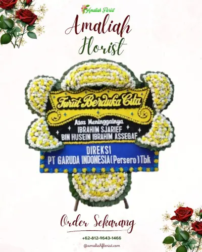 Papan Bunga Duka di Gunung Tumpeng